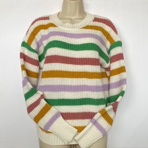 SO Striped Sweater- Size Medium